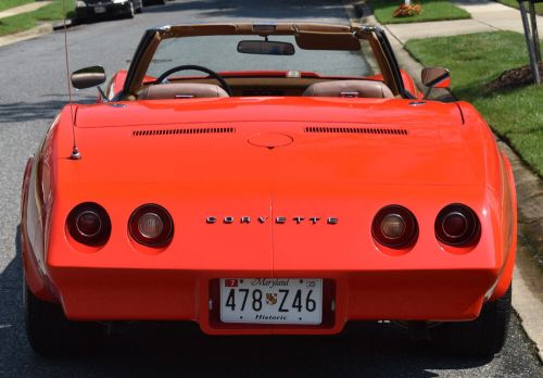 1974 chevrolet corvette stingray convertible 450 hp 350 v8