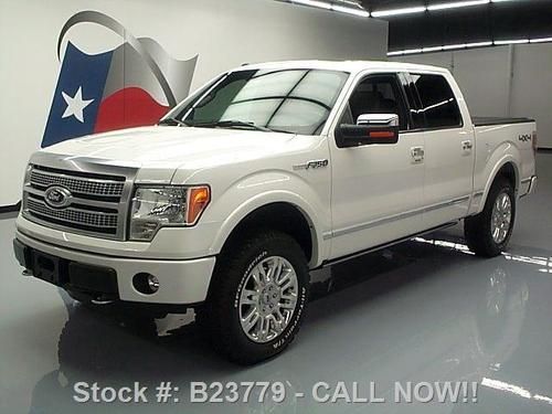 2012 ford f-150 platinum 4x4 sunroof nav rear cam 8k mi texas direct auto