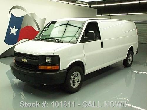 2013 chevy express 2500 ext cargo van 4.8l v8 18k miles texas direct auto