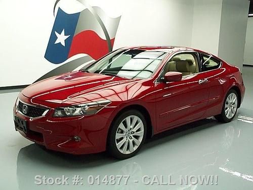 2008 honda accord ex-l auto sunroof nav htd leather 27k texas direct auto