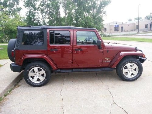 2008 jeep wrangler unlimited sahara sport utility 4-door 3.8l