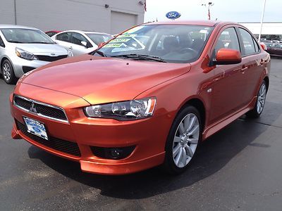 2010 mitsubishi lancer gts! low mileage sports car! great audio! 5 speed manual!