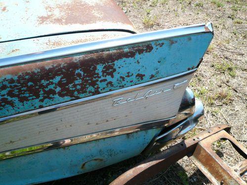 1957 chevrolet bel air 4 door sedan. great project or parts car. as is