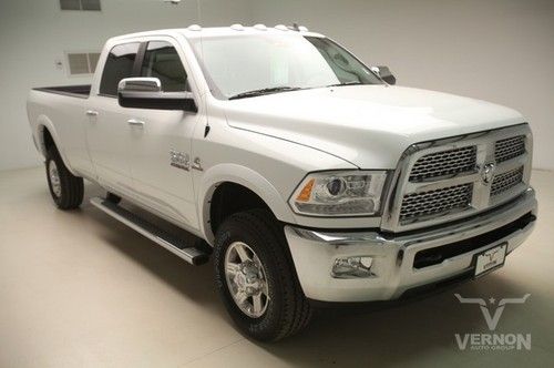 2013 laramie crew 4x4 longbed navigation sunroof leather heated diesel