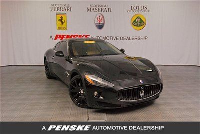 2008 maserati granturismo~birdcage wheels~black/tan~walnut trim~like 2009