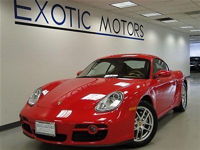 2008 porsche cayman!! auto! red/beige! heated-sts alloys cd-player