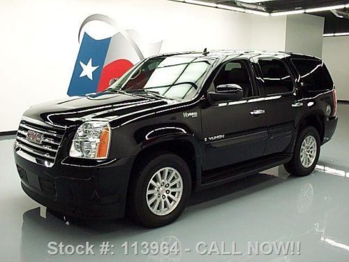 2009 gmc yukon hybrid 4x4 sunroof nav rear cam dvd 62k texas direct auto