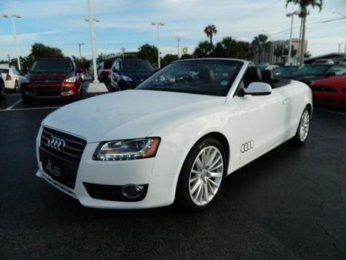 2012 audi a5 2.0t fronttrak premium cabriolet 2d