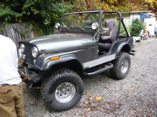 1976 jeep cj-5 clean title brand new bf goodrich 33&#034;mudders new brakes..........