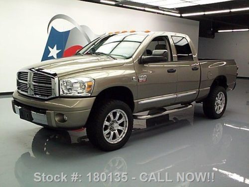 2008 dodge ram 3500 laramie quad diesel 4x4 sunroof 67k texas direct auto