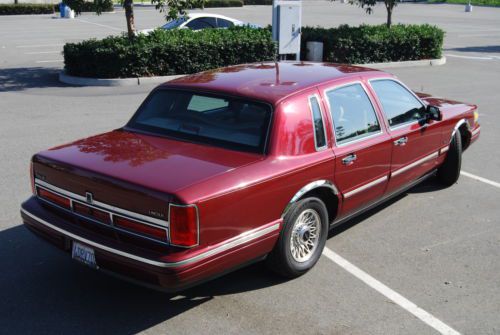 1997 lincoln town car executive 120000 miles