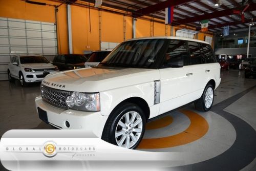 08 range rover supercharged 4wd 1 own harmon kardon nav pdc cam keyless rear dvd