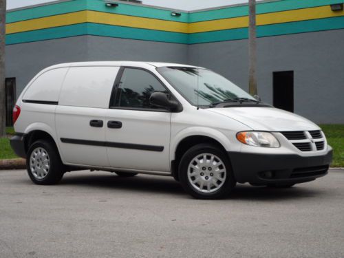 2006 dodge caravan c/v cargo van 2 rear sliding doors