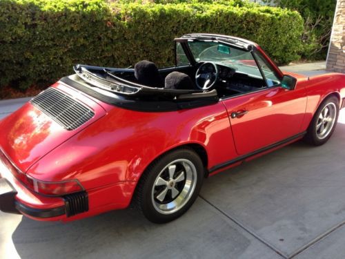 1983 porsche 911sc cabriolet