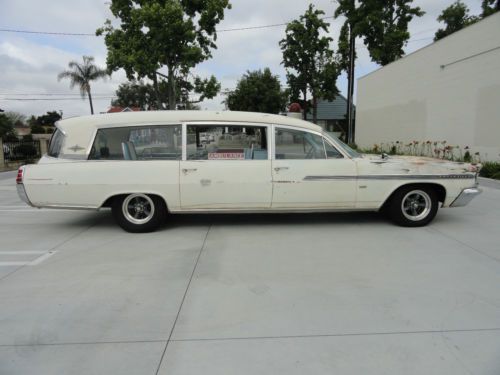 1963 pontiac bonneville ambulance -combo- funeral coach  built by superior coach