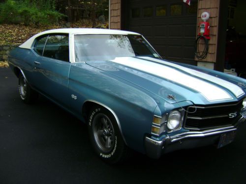 1971 chevrolet chevelle ss 396 / 300 ls3 ascot blue