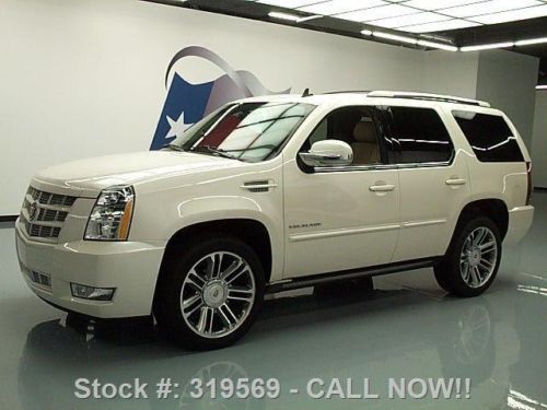 2012 cadillac escalade premium sunroof nav dvd 22&#039;s 19k texas direct auto