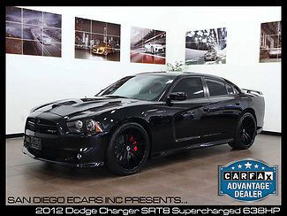 2012 dodge charger srt8 supercharged over 600hp 9k miles custom sound system