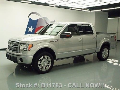 2009 ford f-150 platinum crew 4x4 sunroof nav 20&#039;s 56k texas direct auto