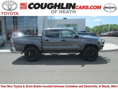 2013 tacoma dbl cab lifted bds brush gard ipod usb back up camera