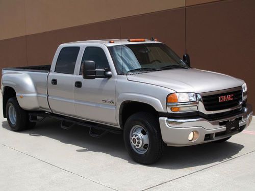 2006 gmc sierra classic k2500 slt crew cab dually longbed 6.6l diesel 4x4 1owner