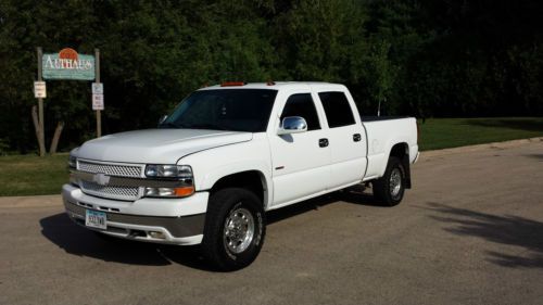 02 chevy silverado 2500hd ccsb 4x4 lb7 duramax diesel