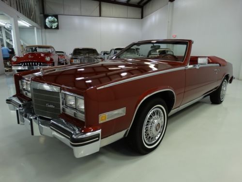 1984 cadillac eldorado biarritz convertible, climate control air conditioning!