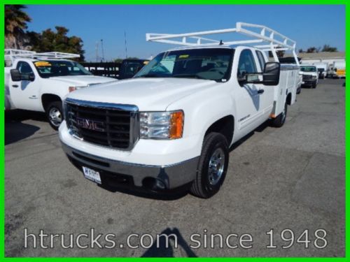 Used 2007 gmc sierra 2500hd service body utility truck extended cab sle trim