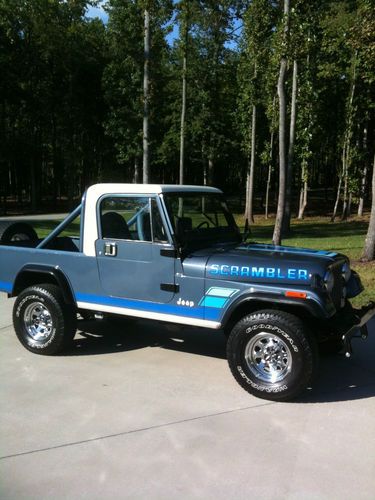 1983 jeep scrambler cj8 factory a/c all original no rust 3-tops  5 speed