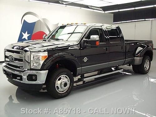 2012 ford f-350 lariat diesel drw fx4 4x4 sunroof 12k! texas direct auto