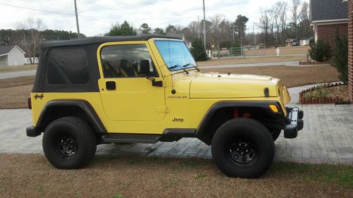 2001 jeep wrangler se sport utility 2-door 2.5l