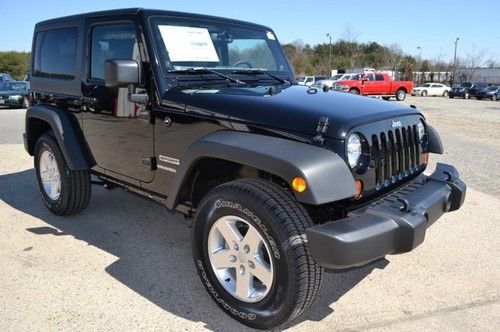 New 2013 jeep wrangler 2 door sport 4x4 hard top automatic free ship l@@k