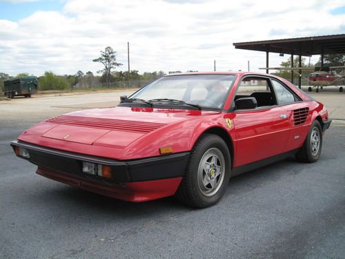 ****1982 ferrari mondial 8, manual, rosso corsa on black!****