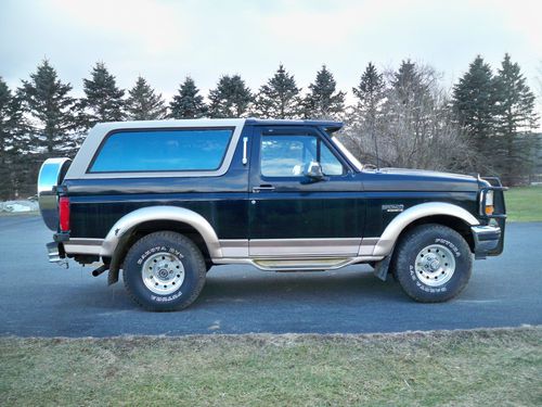 1996 ford bronco eddie bauer sport utility 2-door 5.8l