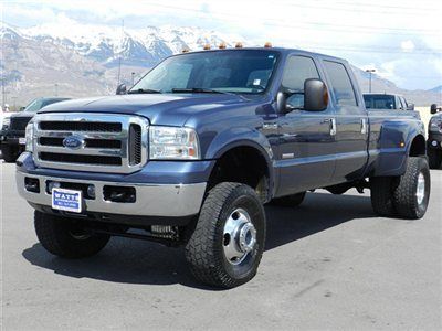 Crew cab lariat dually 4x4 powerstroke diesel custom lift wheels tires auto