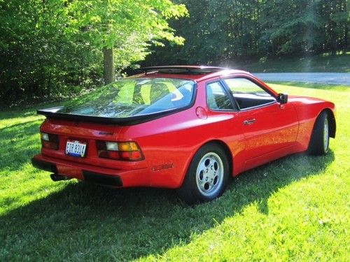 Certified - 1989 porsche 944, 2.7l, red, cream leather interior