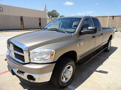 2007 dodge ram 2500 lone star slt 4wd quad cab cummings turbo diesel-no reserve