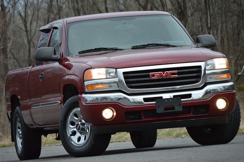 2007 gmc sierra 1500 extended cab sle 4x4 v8 a/c cd fogs 1-owner clean carfax