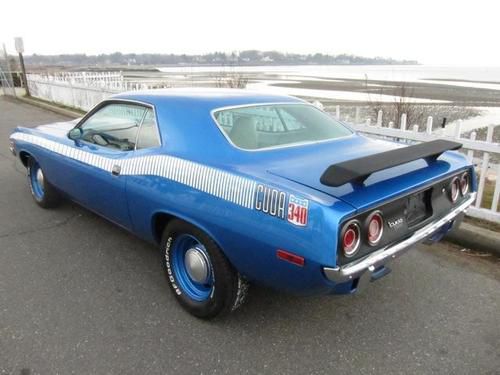 1973 plymouth cuda 340 buildsheet