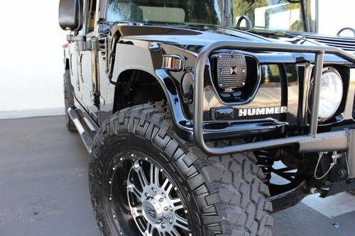 Hummer h1 humvee navigation sema show truck diesel 4x4 loaded open top