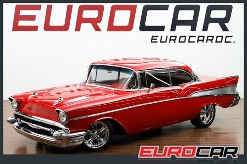 57 chevy bel air restored restomod custom fully inspected foose wheels