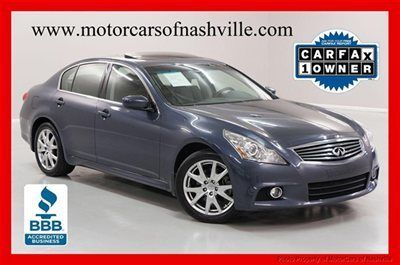 7-days *no reserve* '10 g37x s awd sport nav dvd xenon bose warranty carfax save