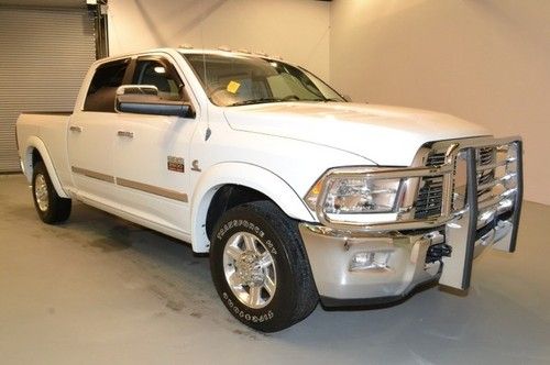 Dodge ram 2500 laramie 4x2 brush guard nav heated power leather keyless 1 owner