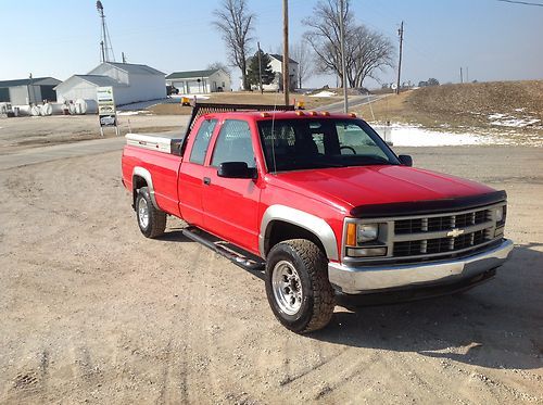 1999 chevy 2500 4x4 service truck