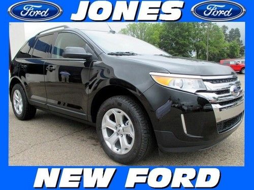 New 2013 ford edge sel msrp $34180 tuxedo black metallic