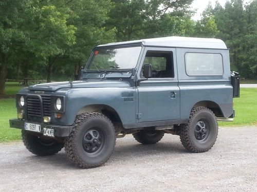 1983 land rover/ rare santana/defender raf gray--excellent condition