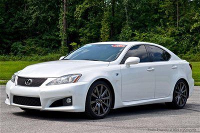 Wow!! rare 416 hp 2008 lexus is f in starfire pearl!!! 41k miles!!