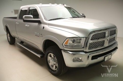 2013 laramie crew 4x4 longbed navigation sunroof leather heated diesel