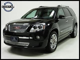 2012 gmc acadia denali dual roof navi back up cam head up dsply third row