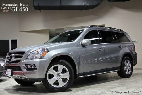 2010 mercedes benz gl450 4-matic $69k+ msrp navigation p1 package 3-zone climate